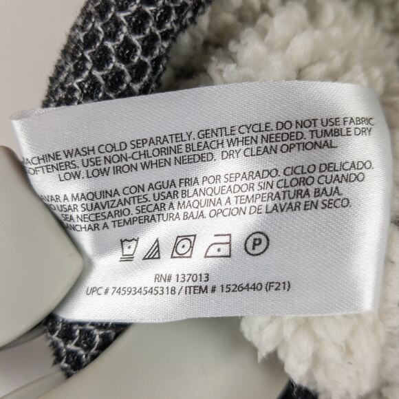 Orvis Sherpa Lined Fleece Pullover Mens 2XL Relaxed Fit Sweater Gray Heavyweight - Picture 9 of 12